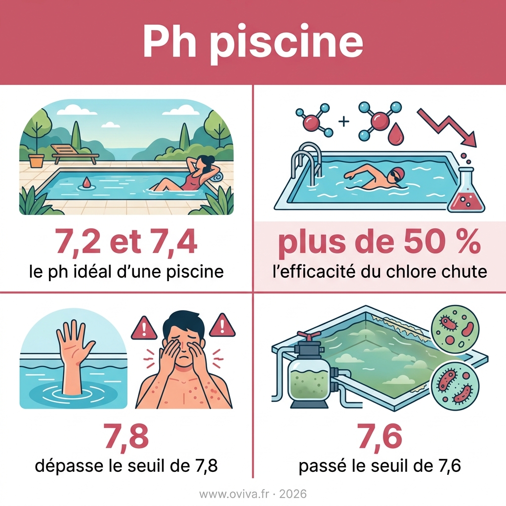Infographie — ph piscine