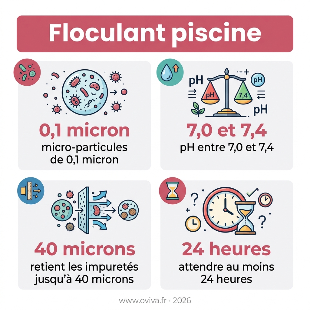 Infographie — floculant piscine