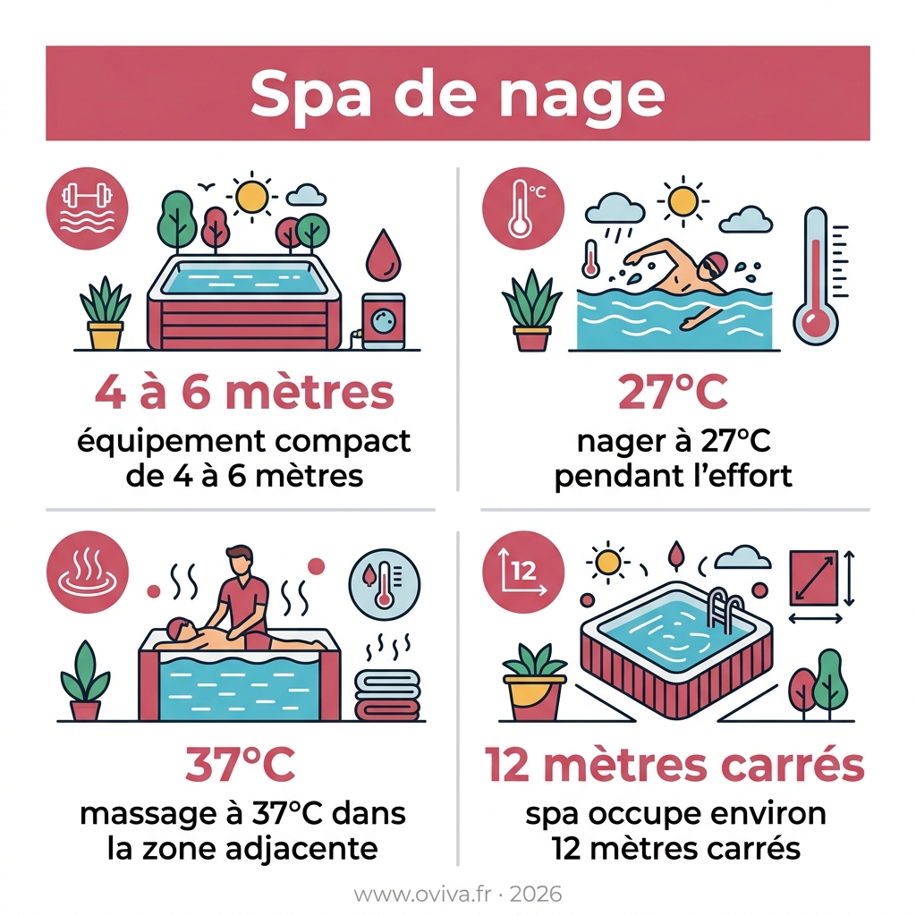 Infographie — spa de nage